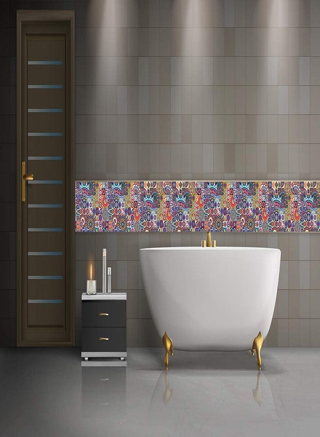 Decor Production Vinyl Wall/Floor Sticker (6 in x 48 in, Multicolour) - Image 2